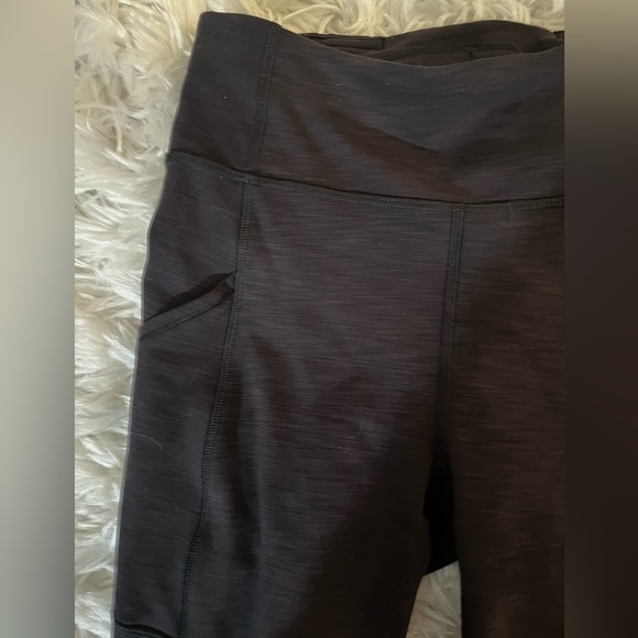 Lululemon Fast & Free black/grey leggings - Picture 2 of 4